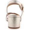image:imageAerosoles Womens CinziaGold Metallic Textured Faux Leather