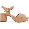 image:imageAerosoles Womens Cosmos Heeled SandalsBeige Beige Leather