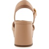image:imageAerosoles Womens Cosmos Heeled SandalsBeige Beige Leather