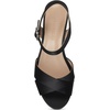 image:imageAerosoles Womens Cosmos Heeled SandalsBlack Satin