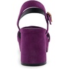 image:imageAerosoles Womens Cosmos Heeled SandalsDark Purple Suede