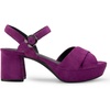 image:imageAerosoles Womens Cosmos Heeled SandalsDark Purple Suede