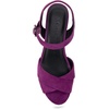 image:imageAerosoles Womens Cosmos Heeled SandalsDark Purple Suede