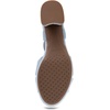 image:imageAerosoles Womens Cosmos Heeled SandalsDusty Blue Suede