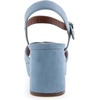 image:imageAerosoles Womens Cosmos Heeled SandalsDusty Blue Suede