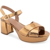 image:imageAerosoles Womens Cosmos Heeled SandalsLight Bronze Leather