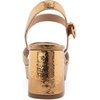 image:imageAerosoles Womens Cosmos Heeled SandalsLight Bronze Leather