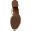 image:imageAerosoles Womens Cosmos Heeled SandalsLight Bronze Leather