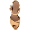 image:imageAerosoles Womens Cosmos Heeled SandalsLight Bronze Leather