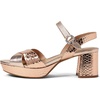 image:imageAerosoles Womens Cosmos Heeled SandalsRose Gold Leather