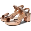image:imageAerosoles Womens Cosmos Heeled SandalsRose Gold Leather