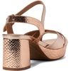 image:imageAerosoles Womens Cosmos Heeled SandalsRose Gold Leather