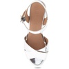 image:imageAerosoles Womens Cosmos Heeled SandalsSilver Mirror