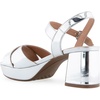 image:imageAerosoles Womens Cosmos Heeled SandalsSilver Mirror