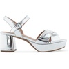 image:imageAerosoles Womens Cosmos Heeled SandalsSilver Mirror