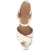 image:imageAerosoles Womens Cosmos Heeled SandalsSoft Gold Leather