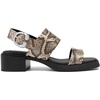 image:imageAerosoles Womens DoveChampagne Metallic Snake Print