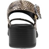 image:imageAerosoles Womens DoveChampagne Metallic Snake Print