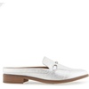 image:imageAerosoles Womens ErikSilver Metallic Textured Faux Leather