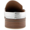 image:imageAerosoles Womens ErikSilver Metallic Textured Faux Leather
