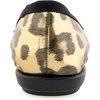 image:imageAerosoles Womens Homebet FlatsGold Metallic Leopard