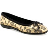 image:imageAerosoles Womens Homebet FlatsGold Metallic Leopard
