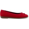 image:imageAerosoles Womens Homebet FlatsRacing Red Faux Suede