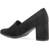 image:imageAerosoles Womens MidnightBlack Stretch Faux Suede