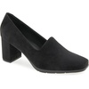 image:imageAerosoles Womens MidnightBlack Stretch Faux Suede