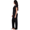 image:imageAerosoles Womens Printed Waffle Henley Cozy Pjs 2 Piece Cozy Comfy Soft Lounge Cotton Buttonup Sleepwear Pajama Set Diamond Dots Large