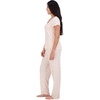 image:imageAerosoles Womens Printed Waffle Henley Cozy Pjs 2 Piece Cozy Comfy Soft Lounge Cotton Sleepwear Buttonup Pajama Set Diamond Dots Large