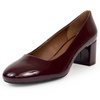 Merlot Crinkle Patent Faux Leather