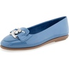 Blue Jean Patent Faux Leather