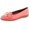 Coral Patent Faux Leather