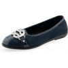 Navy Faux Suede