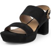 Black Faux Suede