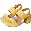 image:imageAerosoles Womens Camera Platform SandalYellow Freesia Suede