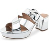 Silver Mirror Metallic Pu
