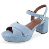Dusty Blue Suede