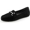Black Faux Suede
