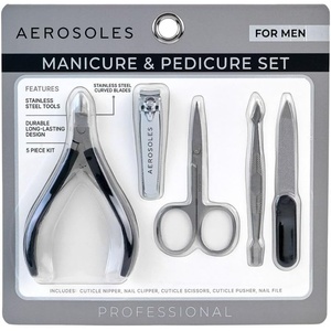 image:imageAerosoles 5PC Manicure amp Pedicure Set for atHome Foot Spa  Complete Kit for Feet Care