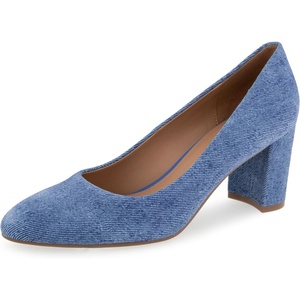 image:imageAerosoles Womens Betsy PumpsBlue Denim Suede
