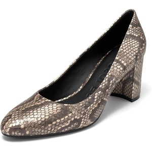 image:imageAerosoles Womens Betsy PumpsChampagne Snake Print