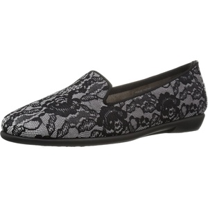 image:imageAerosoles Womens Betunia SlipOn Loafer with Memory Foam FootbedBlackGrey Lace