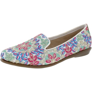 image:imageAerosoles Womens Betunia SlipOn Loafer with Memory Foam FootbedWhite Fabric