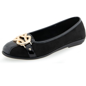 image:imageAerosoles Womens Big Bet FlatsBlack Faux Suede