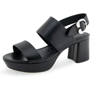 image:imageAerosoles Womens Camera Platform SandalBlack Leather