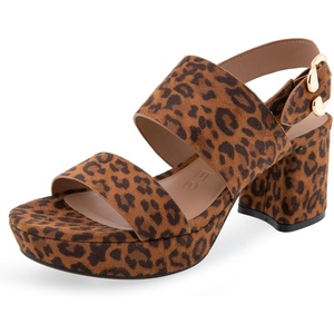 image:imageAerosoles Womens Camera Platform SandalLeopard Fab Suede