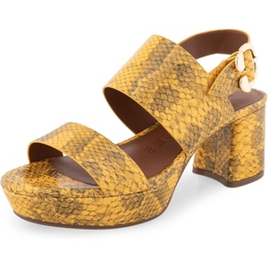 image:imageAerosoles Womens Camera Platform SandalMarygold Snake Print Leather