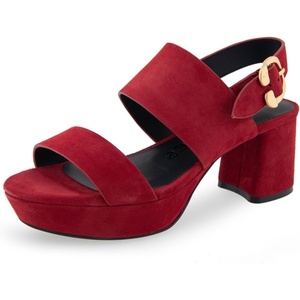 image:imageAerosoles Womens Camera Platform SandalPomegranate Suede